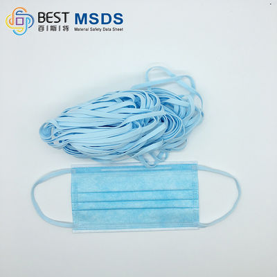 Kleurrijke Elastische Oorlijnen voor Maskers 3.5mm