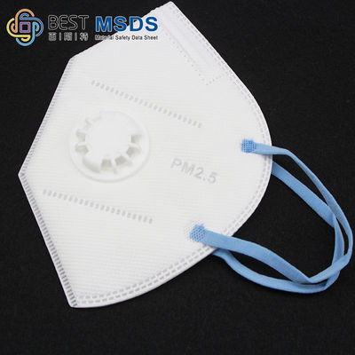 5MM 3.5MM 2 Mm 3mm de Zachte Elastische van het het Gezichtsmasker van de Koordrek Blauwe Grondstoffen