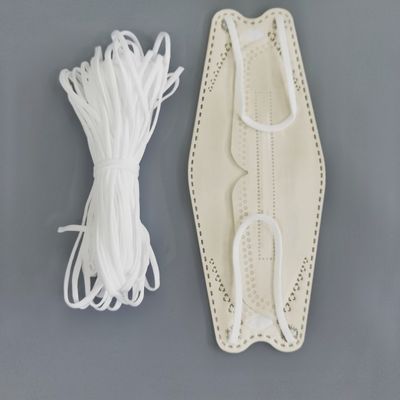3.5mm het Zachte Elastische Vlakke van de Bandearloop van Oorlijnen Elastische Koord voor Gezichtsmasker