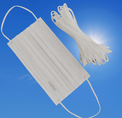 Vriendschappelijke Witte Regelbare Elastische het Oorlijnen van ECO voor Maskers 3.5MM 4MM 5MM