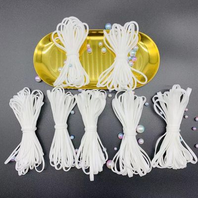 Van het de Kabelkoord van Spandex Nylon Ronde Elastische Earloop van de het Koordband Band 2.5mm 3mm 4mm 5mm 6mm
