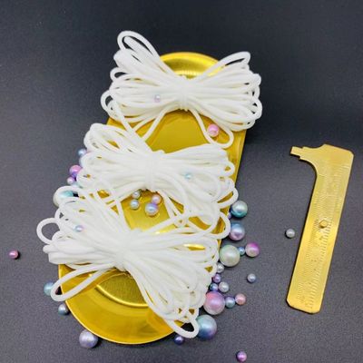 Van het de Kabelkoord van Spandex Nylon Ronde Elastische Earloop van de het Koordband Band 2.5mm 3mm 4mm 5mm 6mm