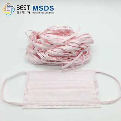 Roze Elastiekje voor Masker Earloop 5mm Breedte