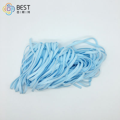 5MM 3.5MM 2 Mm 3mm de Zachte Elastische van het het Gezichtsmasker van de Koordrek Blauwe Grondstoffen