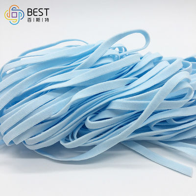 5MM 3.5MM 2 Mm 3mm de Zachte Elastische van het het Gezichtsmasker van de Koordrek Blauwe Grondstoffen