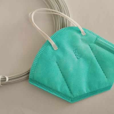 Het dubbele Plastiek van de de Draadbrug van de Kernneus voor Gezichtsmasker 3.5mm 5.0mm