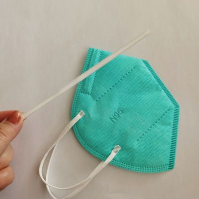 Het dubbele Plastiek van de de Draadbrug van de Kernneus voor Gezichtsmasker 3.5mm 5.0mm