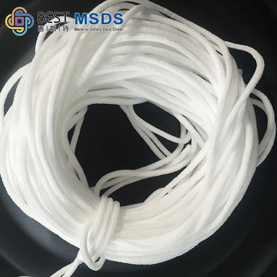 Het medische Elastische Koord van het Gezichtsmasker en Ronde van de Polyesterspandex van EarLoop van de Singelbandband de Nylon
