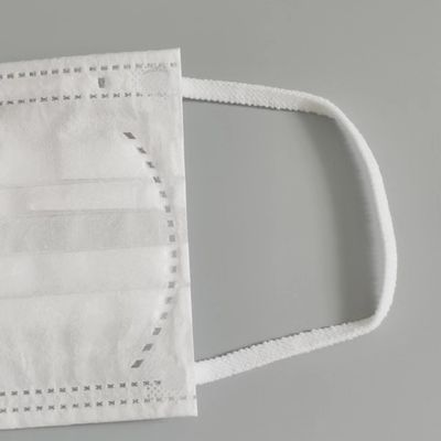 Regelbare Zachte Elastische van de Maskerstoebehoren van Oorlijnen Vlakke Witte Kleur 5mm