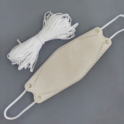 3.5mm het Zachte Elastische Vlakke van de Bandearloop van Oorlijnen Elastische Koord voor Gezichtsmasker