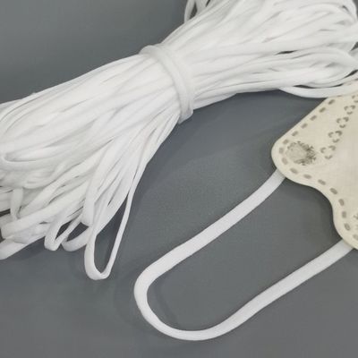 3.5mm het Zachte Elastische Vlakke van de Bandearloop van Oorlijnen Elastische Koord voor Gezichtsmasker
