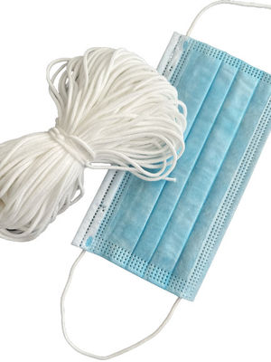 Het zachte Naaien om Elastisch Earloop-Koord voor Medisch Masker 2.53.0mm