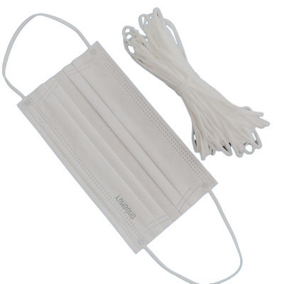 Elastische Koord 1/8 Duim 1/4 Duim 5MM van Earloop van het gezichtsmasker het Vlakke Polyester