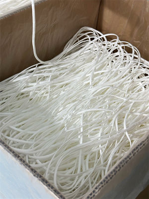 5mm Vlakke Elastische het Koord Witte Polyester Spandex Earloop van de Oorlijn voor Koreaans 3D Masker