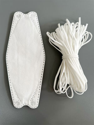 3.5mm van de het Oorlijn van het Gezichtsmasker de Elastische Polyester Spandex