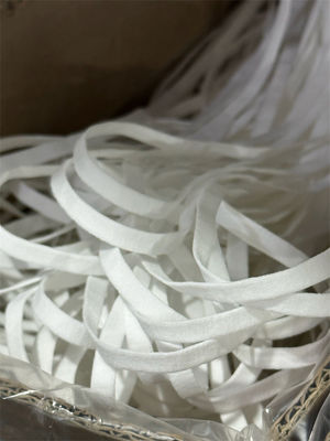 N95 Elastische het Oorbanden 5mm 6mm 6.5mm 7mm Witte Polyester Spandex van het Gezichtsmasker