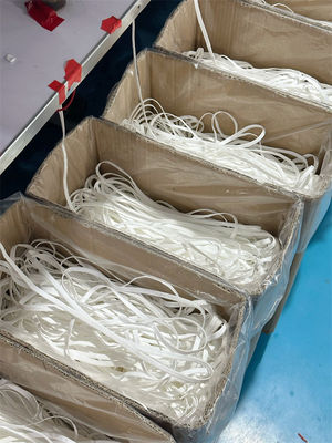 25 Mtrs 3MM Witte Elastische het Koordkabel van Earloop voor Kleurenmaskers