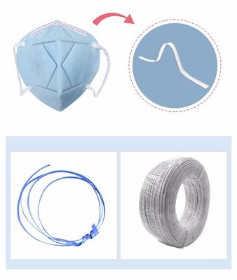 Medische 3d Zwarte van de de Neusdraad van het Gezichtsmasker van de de Draadneus Dubbele Brug 5.0mm