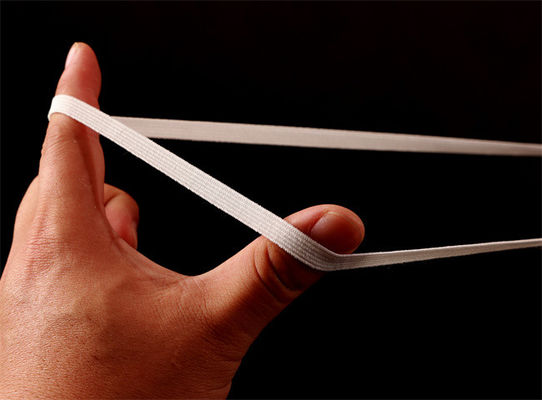 7mm Earloop Elastisch Vlak de Rekkoord 5rib van het Koordlint voor Kopmasker