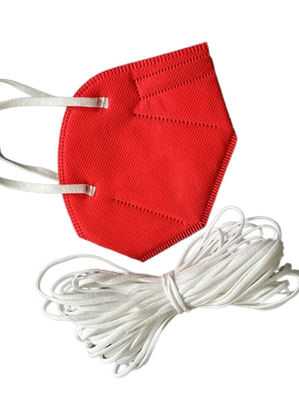 3.5mm de 5mm Elastische Polyester Spandex Vlakke Earloop MSDS van Oorbanden