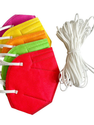 25 Mtrs 3MM Witte Elastische het Koordkabel van Earloop voor Kleurenmaskers